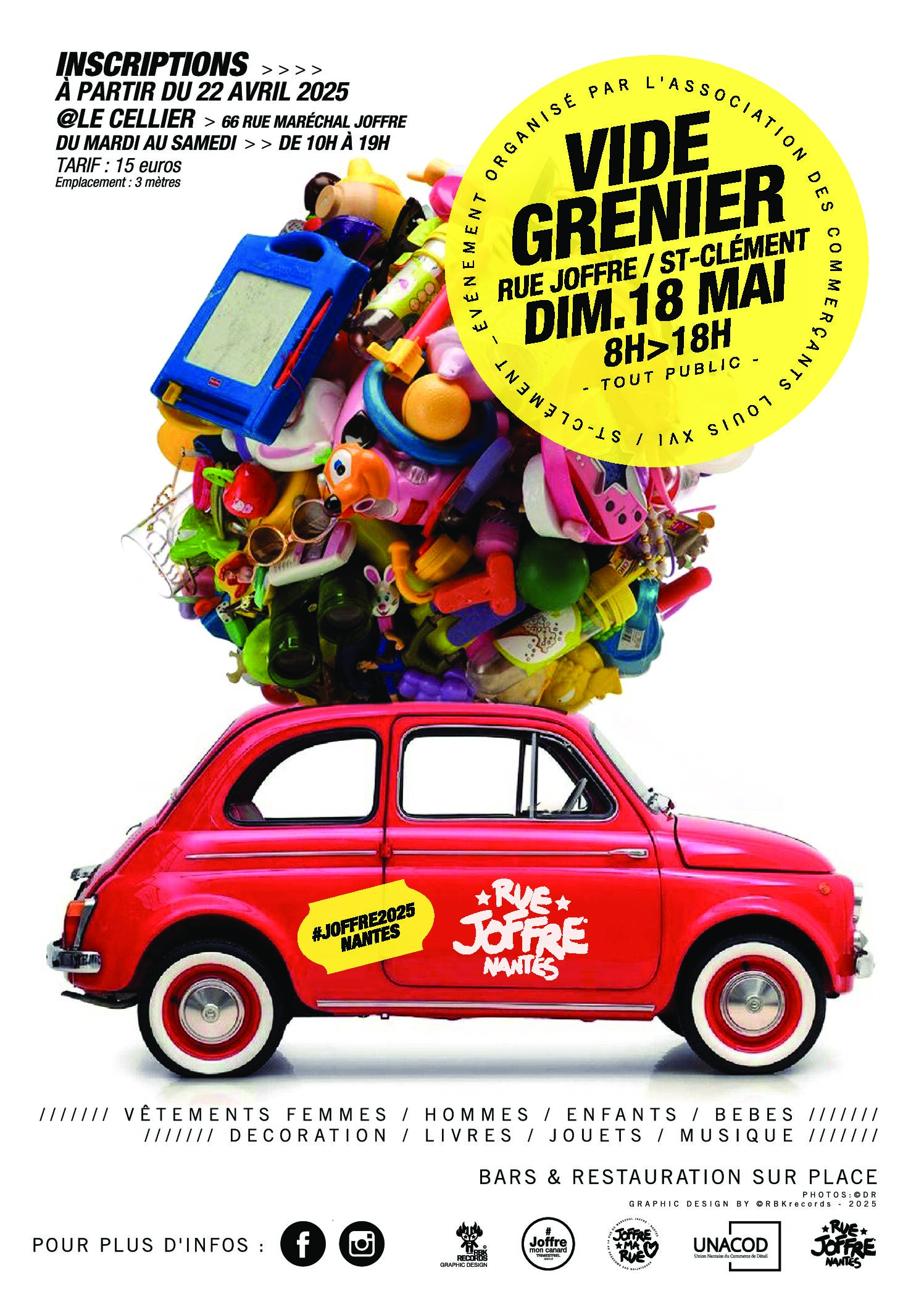 VIDE GRENIER 18 MAI 2025