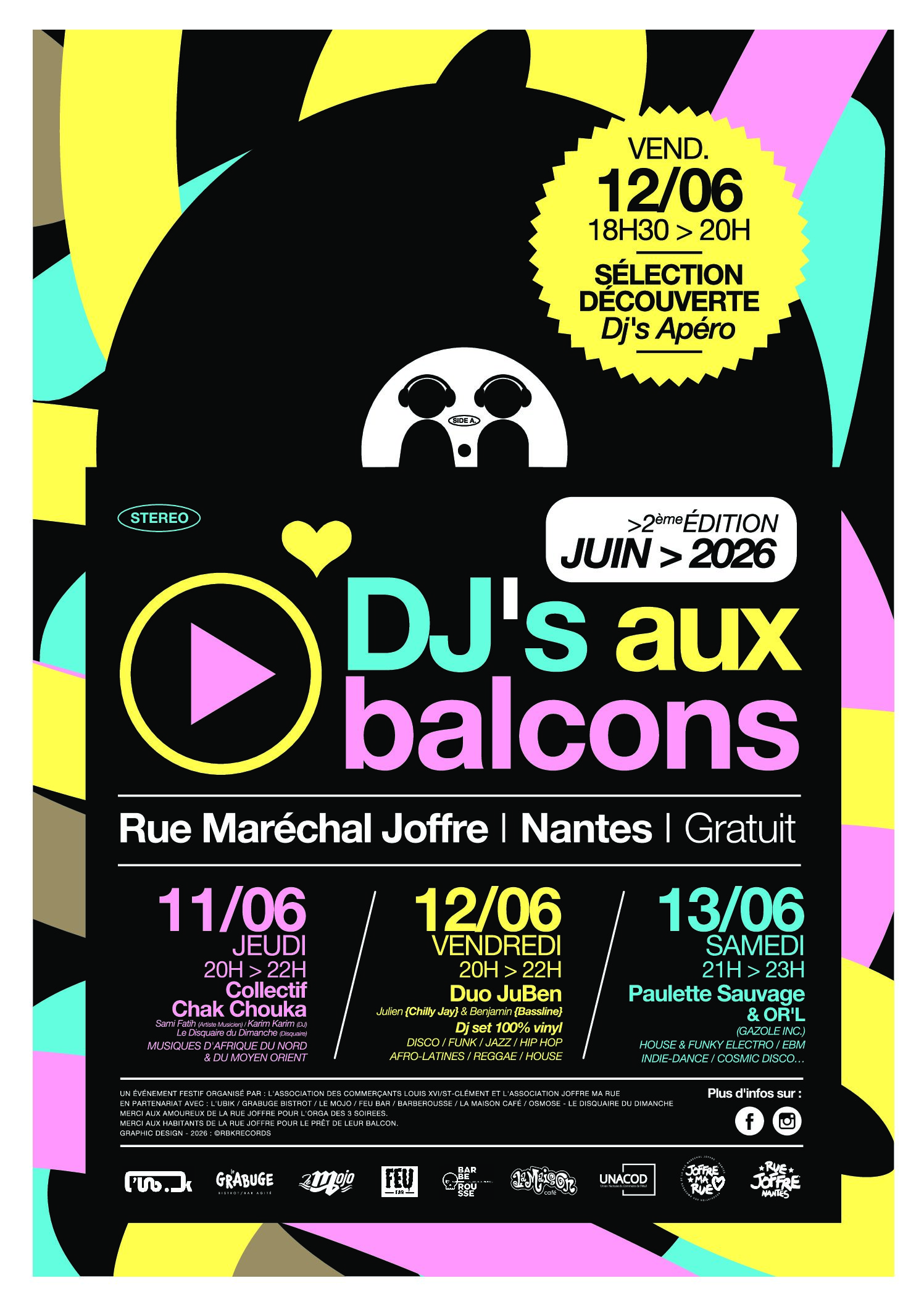 DJ’S Aux Balcons rue Joffre à Nantes